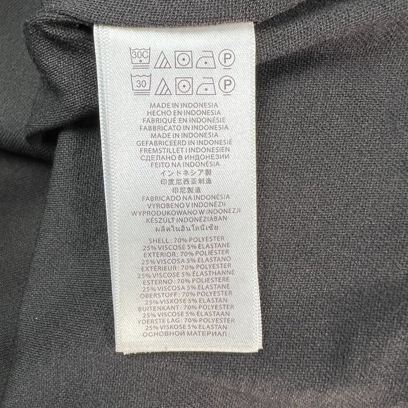 Michael Kors Gray Grey Knit Skirt Sz 8 Back Zipper Slit Chunky Zippers Sharp - Picture 7 of 8